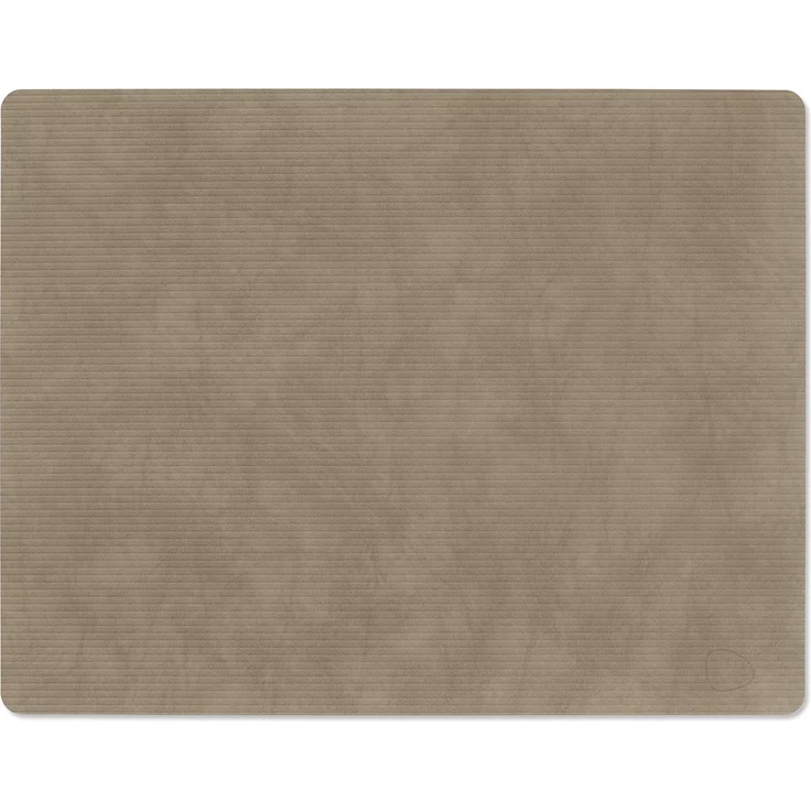 LIND DNA Table Mat Square L 35x45 cm Corduroy Nomad Grey