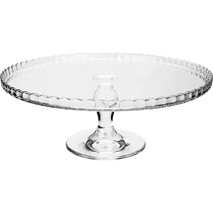 Glas Tortenplatte auf Fuß 32cm Patisserie