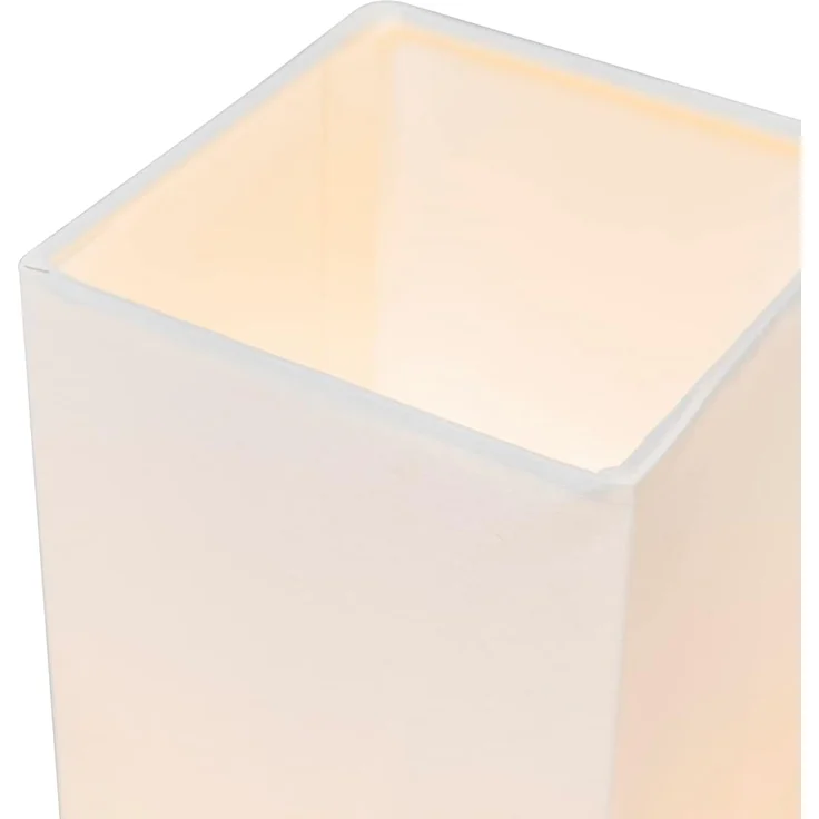 Qazqa Tischleuchte Milo, ohne Leuchtmittel, E14, Weiß, Modern, Stahl, 1-flammig – Bild 6