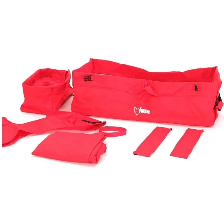 FUXTEC - Stoff Bezug Bollerwagen komplett in Rot