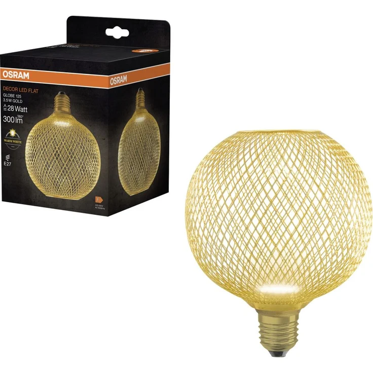Osram LED Leuchtmittel Decor Flat Globe 3,5W 827 matt E27 Non-DIM – Bild 7