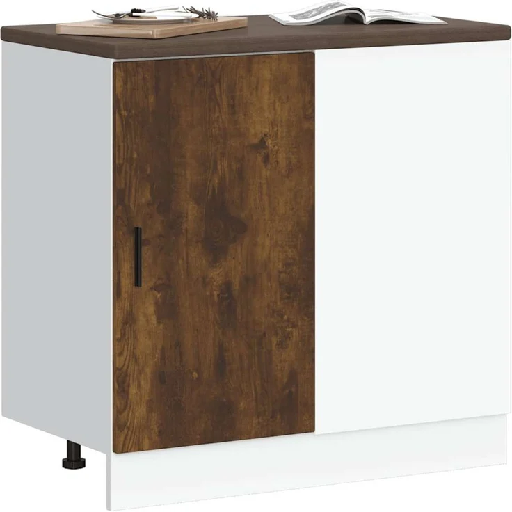 vidaXL Küchenunterschrank Lyon Räuchereiche Holzwerkstoff 854293 – Bild 2