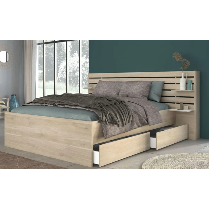 Parisot Schlafzimmer komplett Escale in Eiche 160 x 200 cm – Bild 2