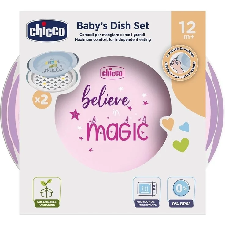 Chicco 2 Teller rosa