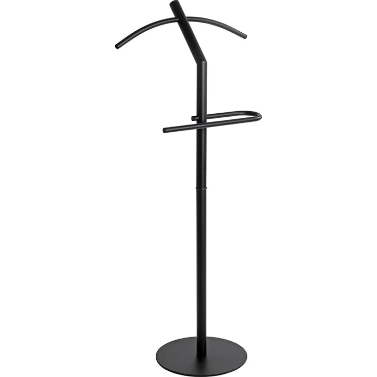 HAKU Möbel Herrendiener, schwarz, Metall - Maße: B 47 x H 111 x T 30 cm, Style: Modern – Bild 1