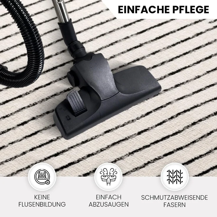 Surya Läufer SANTIAGO, rechteckig, Höhe: 11 mm, Skandinavischer Teppich, Kurzflor Boho-Wohnzimmerteppich, Läufer – Bild 3