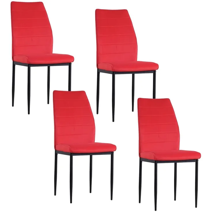 HTI-Living Madison Velvet 4er-Set Stuhl