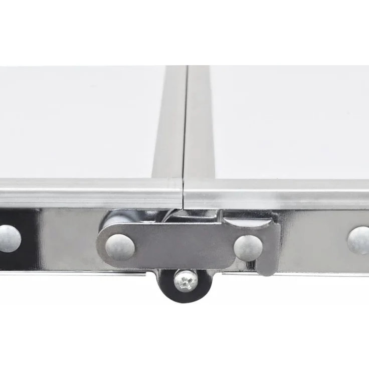 Campingtisch zusammenklappbar höhenverstellbar Aluminium 180 x 60 cm 41326 – Bild 5