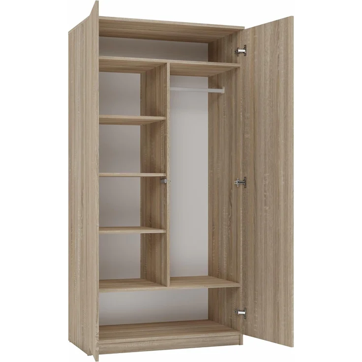 ibonto Kleiderschrank Vielseitiger Hochwertiger Mehrzweckschrank mit TIP-ON-System – Bild 7