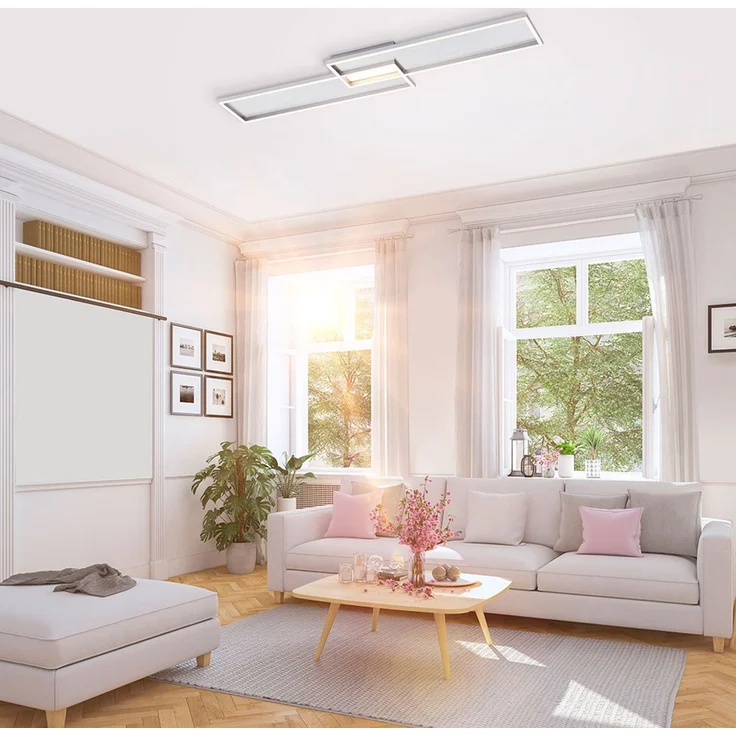 LED Deckenleuchte, Fernbedienung, dimmbar, L 110 cm – Bild 6