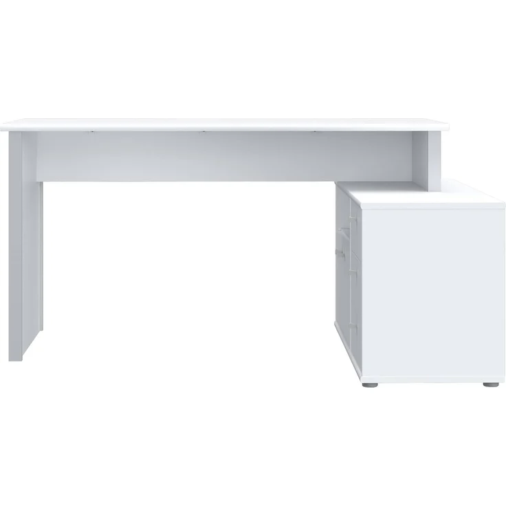 Forte Schreibtisch TEMPRA 2 - Büro in Weiß (120)-Grey (A11) – Bild 3