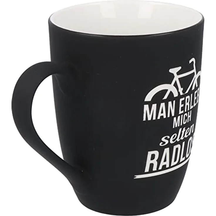 Spruchreif® Tasse SOFT-TOUCH-Tasse mit Gravur·Geschenk für Radfahrer und Mountain Biker – Bild 6