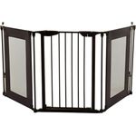 Dreambaby F2060BB Denver 3 Panel Adapta-Gate Gewebe/Metall (passend 85. 5-200cm) schwarz