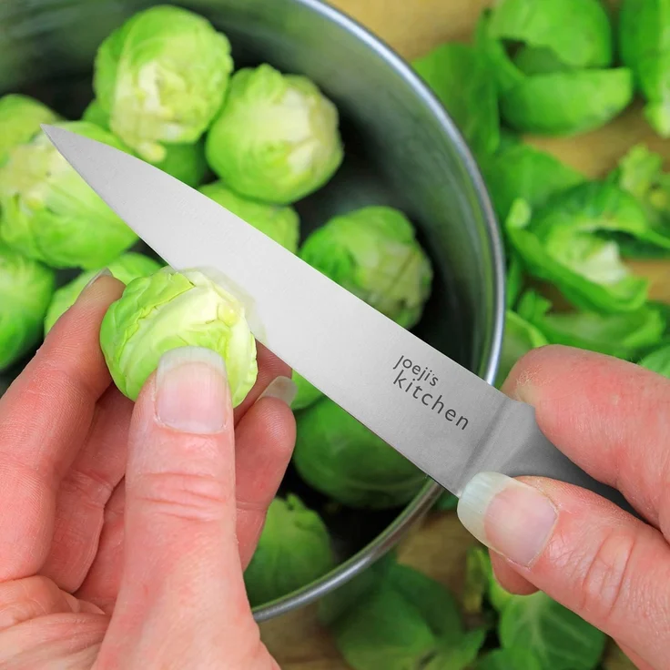 JOEJI’S KITCHEN Universalküchenmesser 5-in-1 Messerset aus Edelstahl - Scharfe Küchenmesser Set – Bild 7