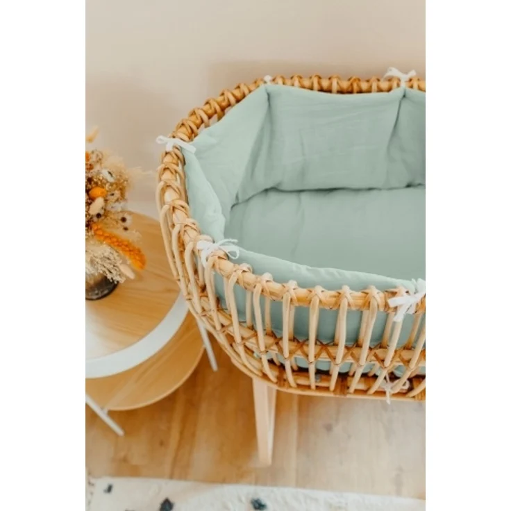 Geuther 1110 Schaukelwiege Rocker - Natur Mint – Bild 6