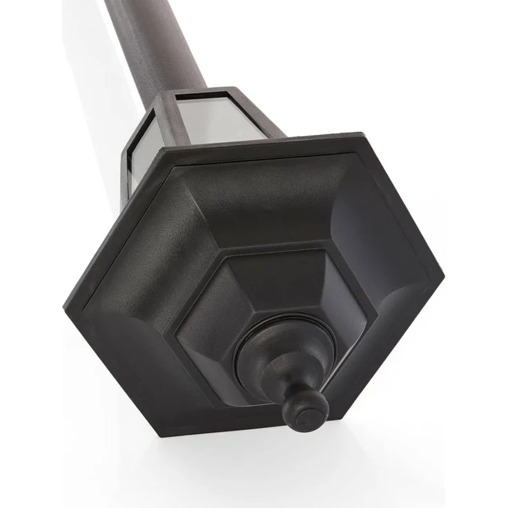 Lindby Außen-Stehlampe Nane, Kunststoff Schwarz IP44, 1 x 60 W – Bild 5