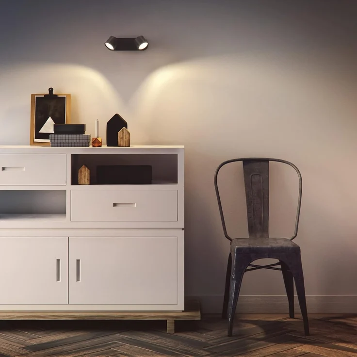 Philips Star Spot 2 flg. schwarz 1000lm – Bild 6