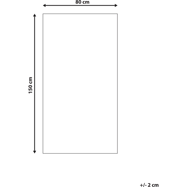 Outdoorteppich BALASORE Beige 80 x 150 cm – Bild 2