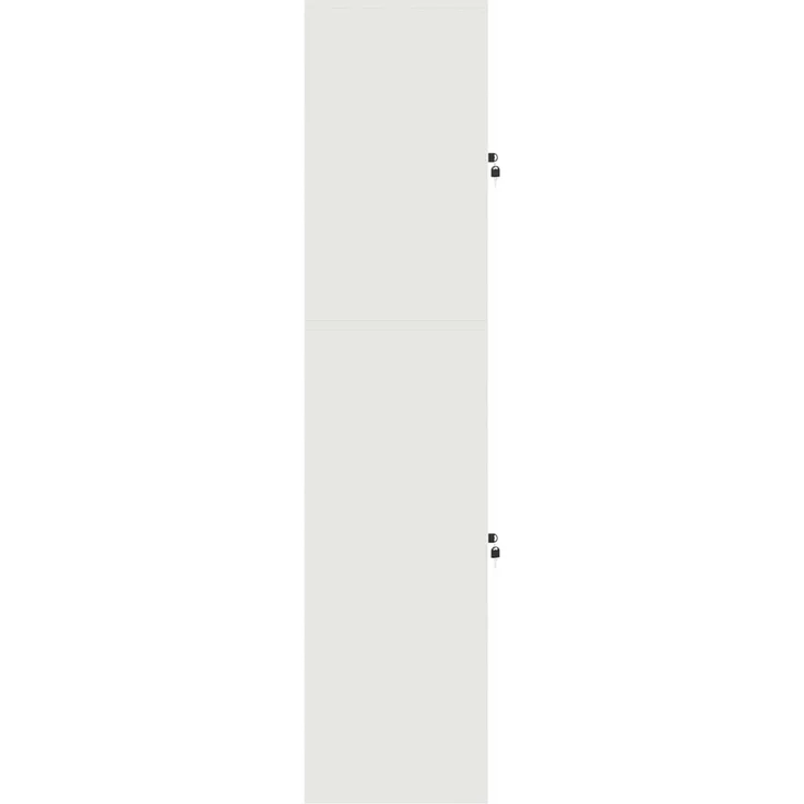 vidaXL Aufbewahrungsschrank 2 stk. Weiß 60 x 40 x 175 cm Stahl 3438758 – Bild 9