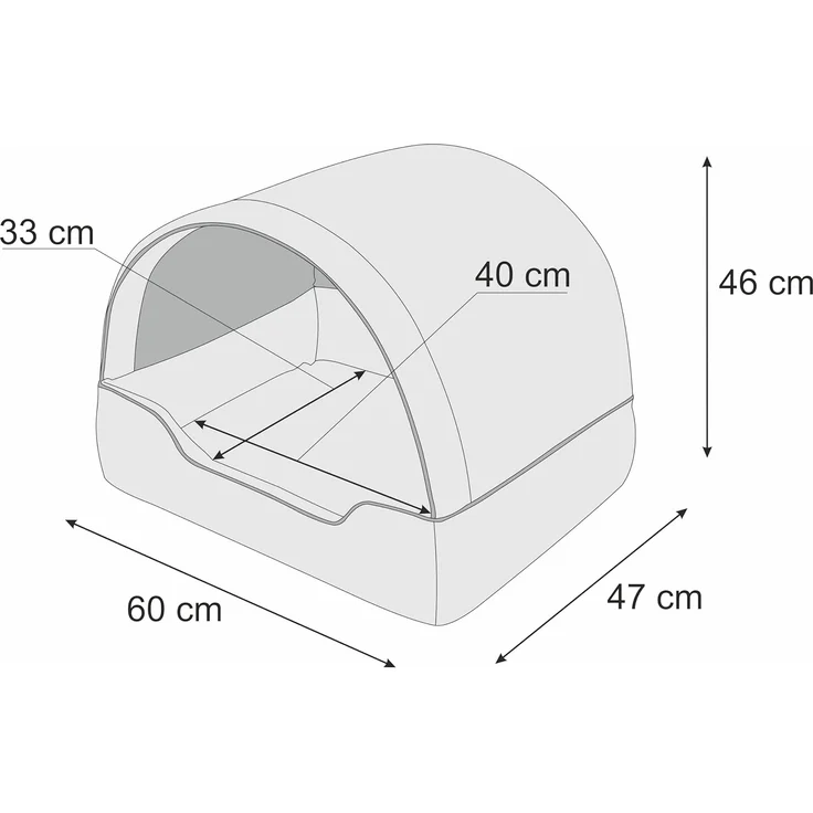 Hobbydog Hundehütte Hundehütte Hundehöhle Hundekorb Katzehütte Hundebett Katzenhöhle – Bild 6