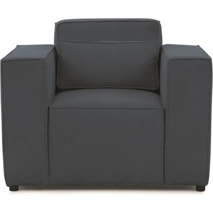 Sessel Designersessel WALDO in Stoff Brooklyn Meeresblau – Bild 2