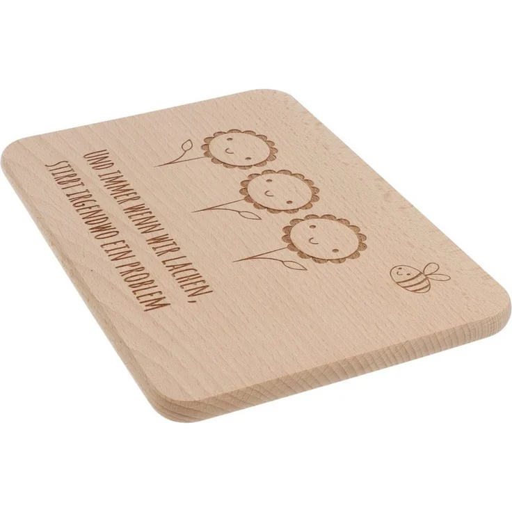Spruchreif® Frühstücksbrett Frühstücksbrettchen aus Holz mit Gravur · Geschenk zum Geburtstag – Bild 2
