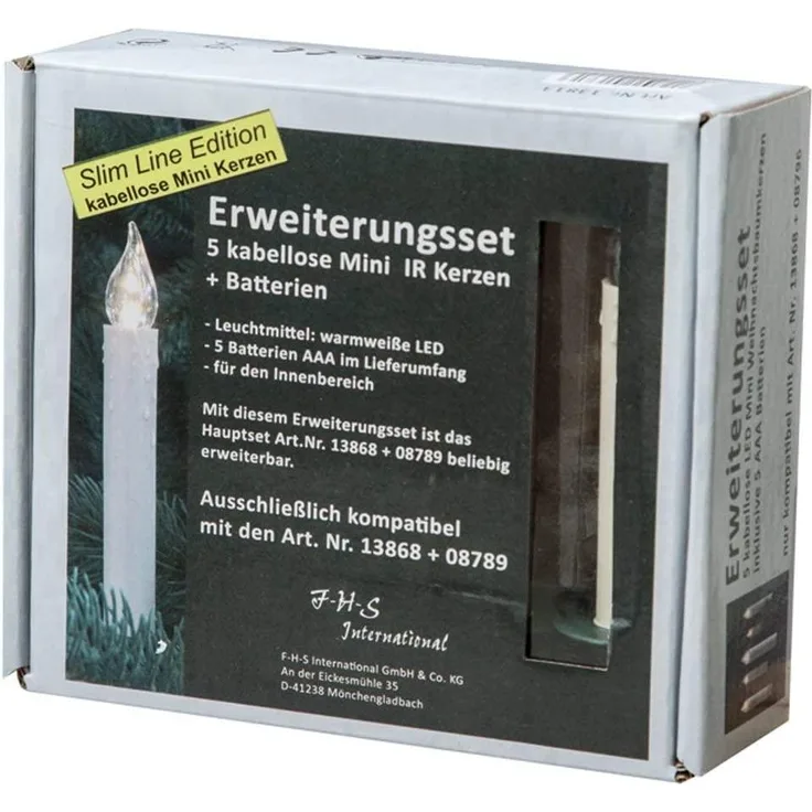 F-H-S LED-Baumkerze Slime Line Erweiterungset