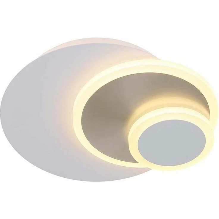 GLOBO LIGHTING LED Wandleuchte, LED-Leuchtmittel fest verbaut, Warmweiß, Wandleuchte Wandlampe Flurleuchte weiß matt beweglich LED L 30 cm – Bild 3