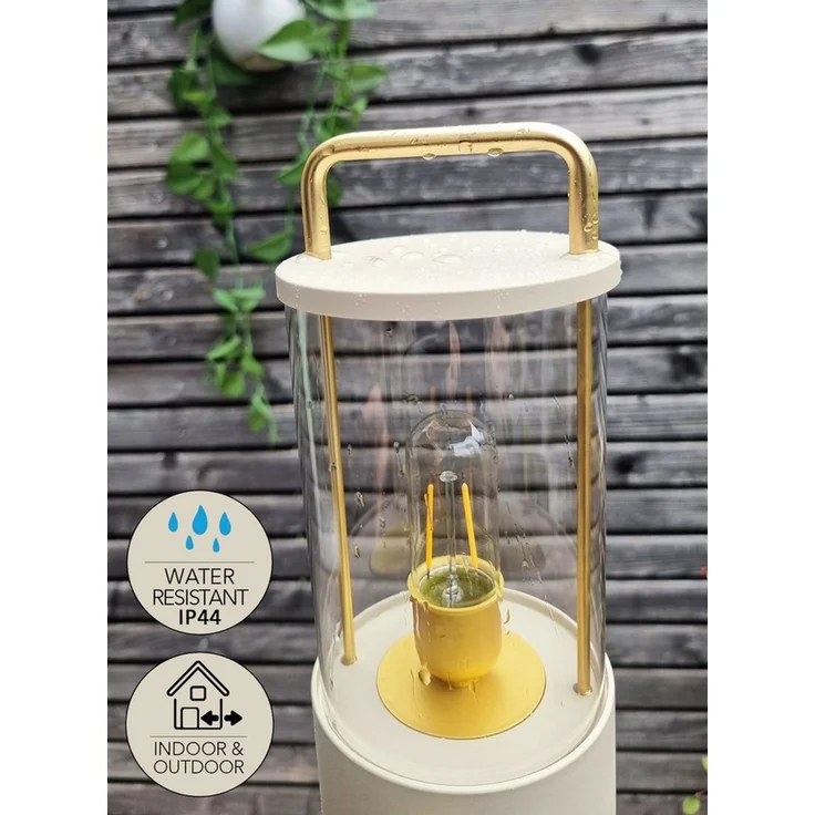 Coen Bakker Deco BV LED Außen-Tischleuchte Tischlampe Dimmbar Akku In-/Outdoor IP44, Stufenlos dimmbar, LED fest verbaut, Warmweiß – Bild 3