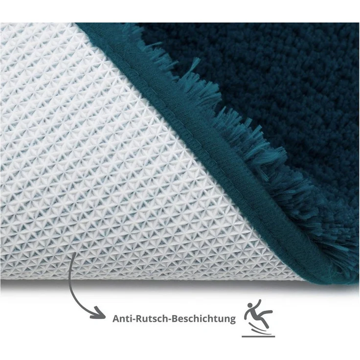 liebling Badematte Superior, rutschhemmend beschichtet, schnell trocknend, strapazierfähig, fußbodenheizungsgeeignet, Polyester, rechteckig, kuschelig weiches Polyester, in vielen verschiedenen Größen und Farben – Bild 3