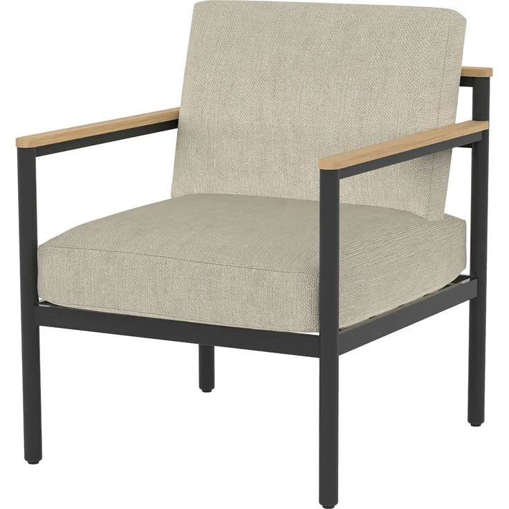 Primaster Gartenmöbel-Set Positano Holz/Alu Lounge Set Gartenmöbel Sitzgruppe – Bild 2