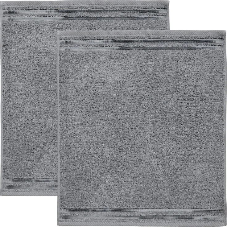 Erwin Müller Geschirrtuch Frottier-Geschirrtuch 2er-Pack, Walk-Frottier Uni