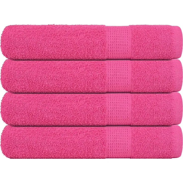vidaXL Saunatücher FROGN 4 Stk. Rosa 80x200 cm 360 g/m² 137056 – Bild 1