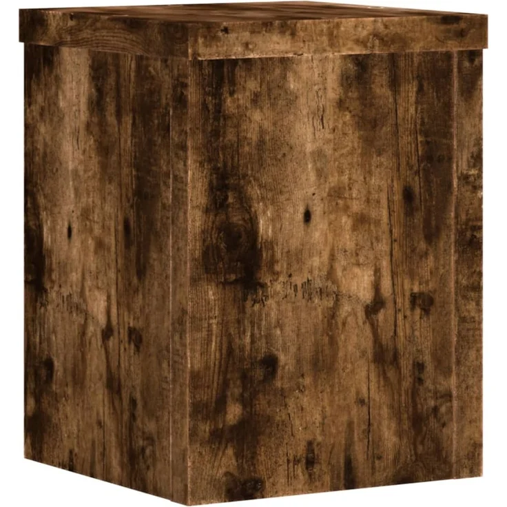 vidaXL Pflanzenständer 2 Stk. Räuchereiche 15x15x20 cm Holzwerkstoff 852892 – Bild 3