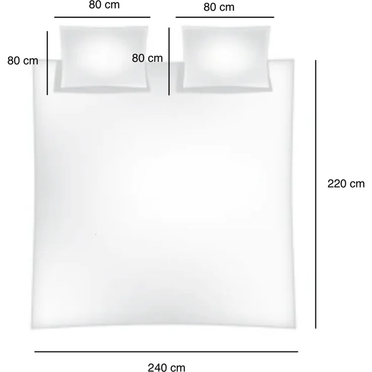 Wendebettwäsche mit Schneeflockenmuster – Plüschbettwäsche mit verdecktem Reißverschluss 240x220 cm – Bild 3