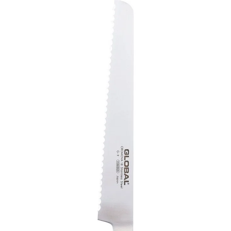Global G-09 Brotmesser mit Wellenschliff 22 cm