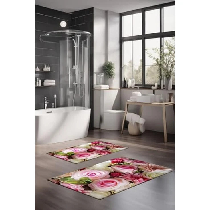 Mijolnir 'CT-5135' Badematten-Set (2-teilig), Mehrfarbig – Bild 1