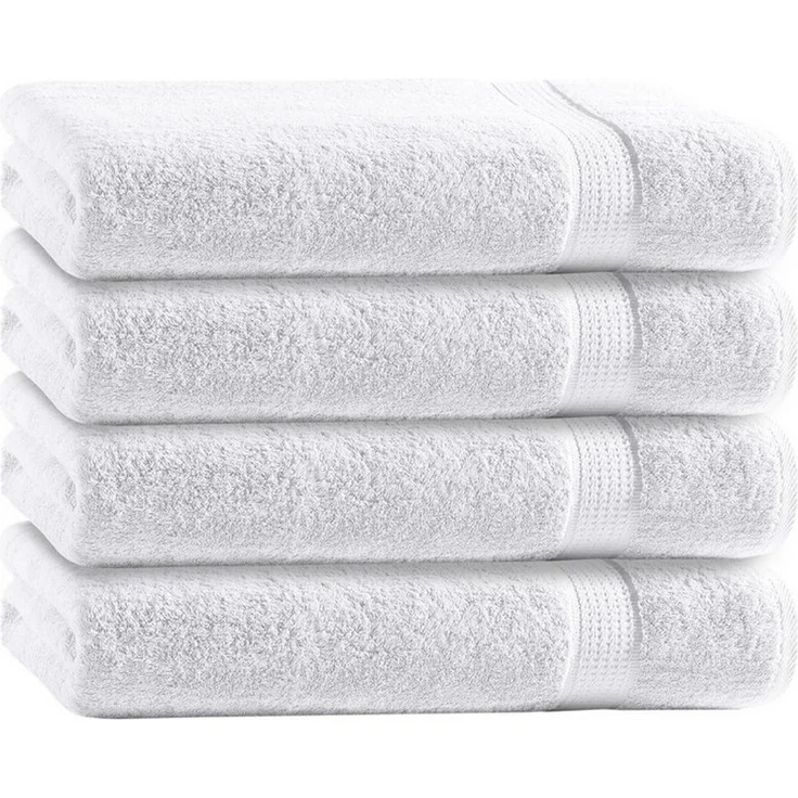 TRENDBUY24 Handtuch Set Handtücher Duschtücher Gästetücher Baumwolle Frottee Premium 4er Set, 100% Baumwolle (4-St), Duschtuch
