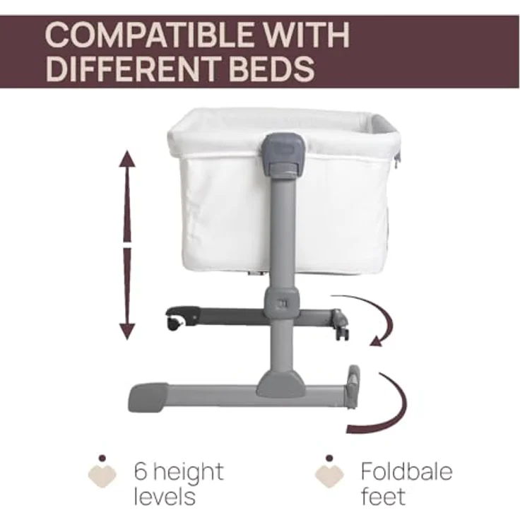 Chicco Next2Me Essential Co-Sleeper - Cloud Weiß – Bild 6