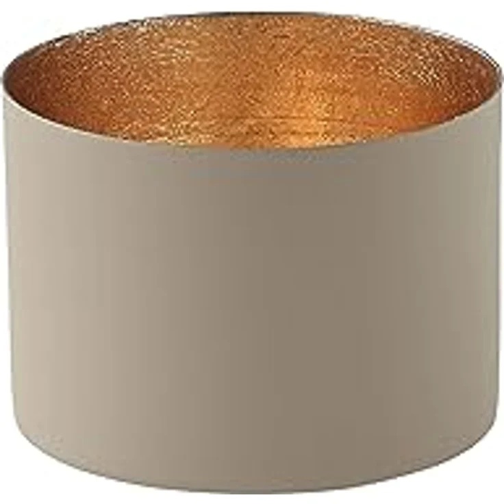 Gift Company Chennai Windlicht M sandstone/gold – Bild 2