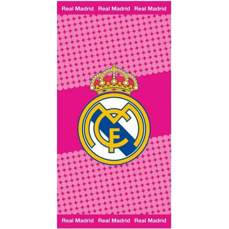 Handtuch ca. 70 x 140 cm Dusch- und Badetuch Bildmotive Real Madrid – Bild 1