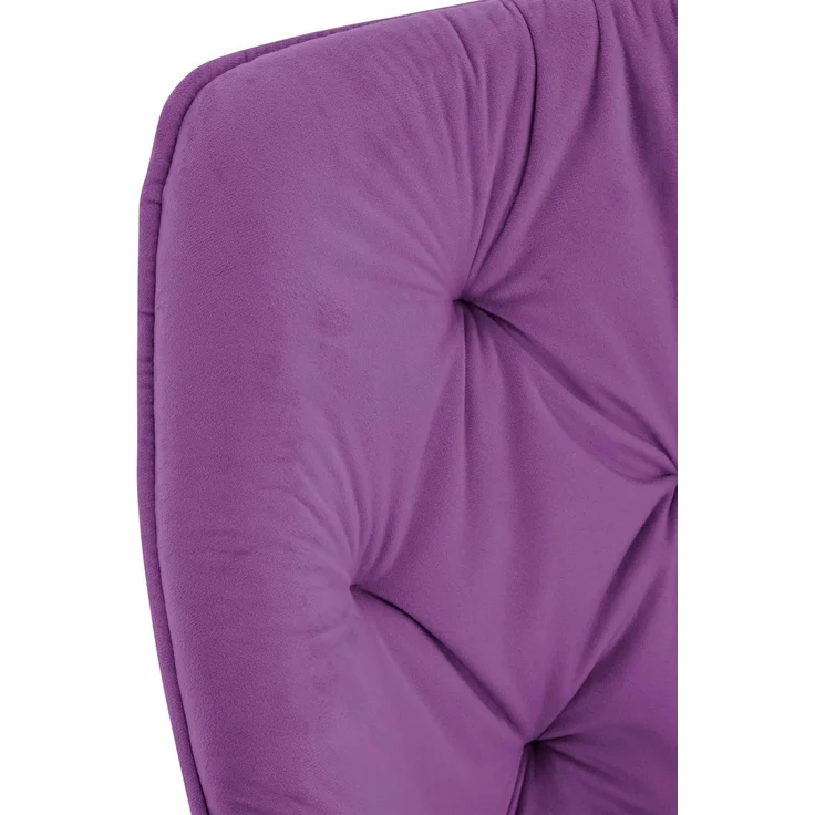 CLP Stuhl Tanna Samt Gesteppt,lila – Bild 6