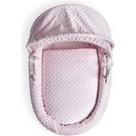 Clair de Lune Dimple Babykorb-Dressing-Set (Korb Nicht im Lieferumfang enthalten) – (Rosa)