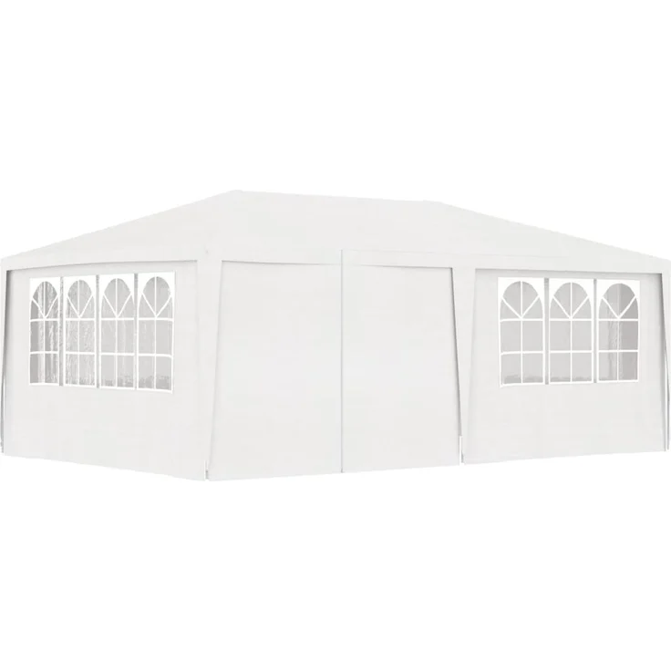 vidaXL Profi-Partyzelt mit Seitenwänden 4×6 m Weiß 90 g/m² 48527 – Bild 5