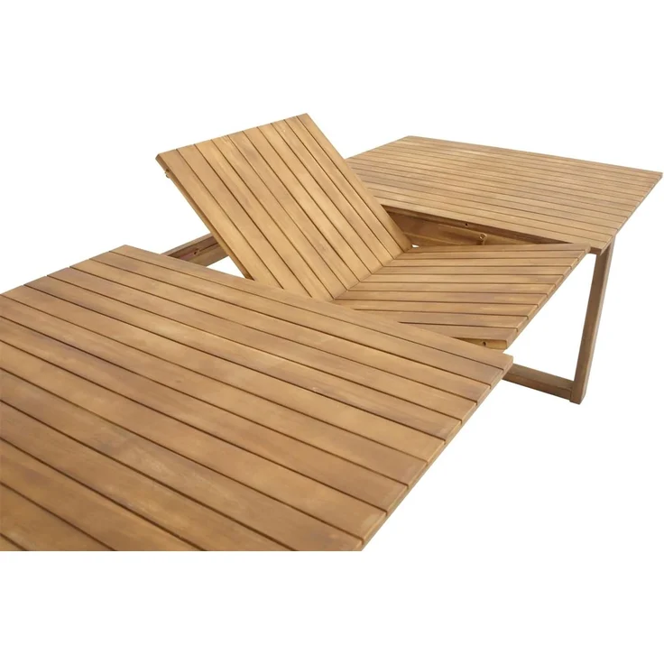 DEGAMO SANTIAGO Garten-Ausziehtisch, Holz Akazie, braun, 180/240x100cm – Bild 3