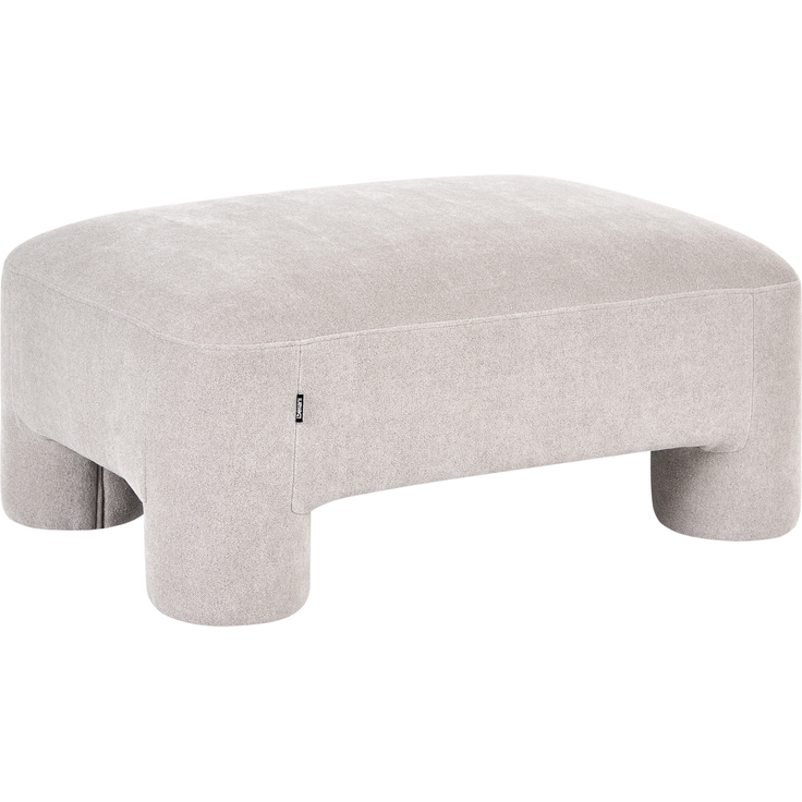 Ottomane HOGBO Stoff Beige