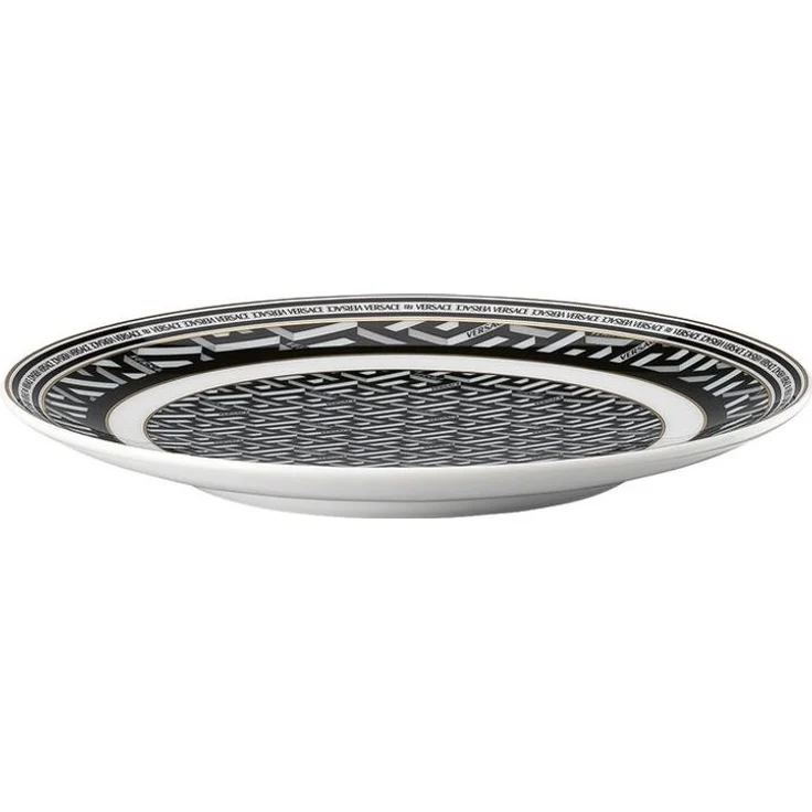 Rosenthal Versace La Greca Signature Black Brotteller 17 cm – Bild 2