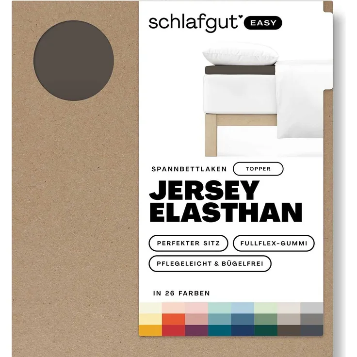 Adam Matheis Topperbezug EASY Jersey BL 100x200 cm beige