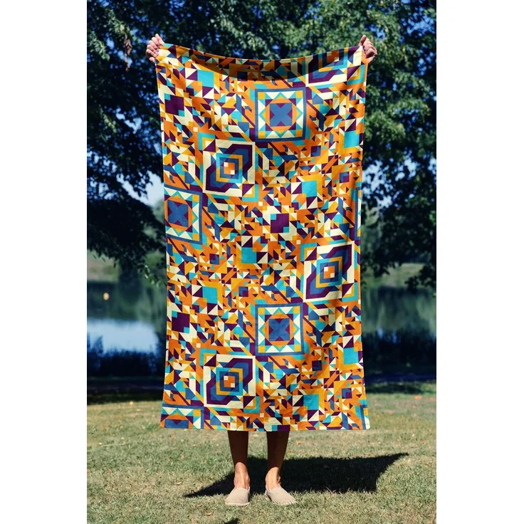 Mijolnir 'Rug 70' Strandtuch, Mehrfarbig, 70 x 130 cm