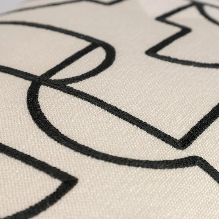 SCHÖNER WOHNEN-Kollektion Dekokissen Frame, bestickt – Bild 3